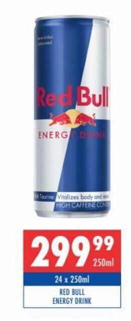 Ultra Liquors Red Bull Energy Drink 250ml offer