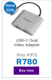 First Shop Targus USB-C Dual Video Adapter offer