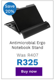 First Shop Targus Antimicrobial Ergo Notebook Stand offer