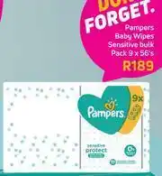 Game Pampers Baby Wipes Sensitive Bulk Pack-9x56's Pack offer