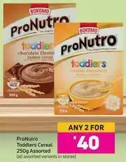 Game Pronutro Toddlers Cereal Assorted-For Any 2 x 250g offer