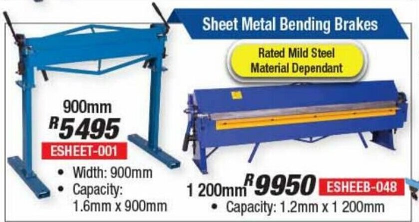 Adendorff Machinery Mart Sheet Metal Bending Brakes 90mm offer