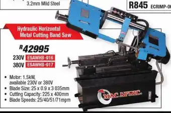 Adendorff Machinery Mart Hydraulic Horisontal Metal Cutting Band Saw offer