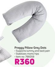 Game Little One Preggy Pillow Grey Dots offer