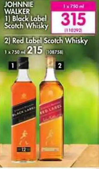 Makro’s liquor Johnnie Walker Black Label Scotch Whisky 750ml offer