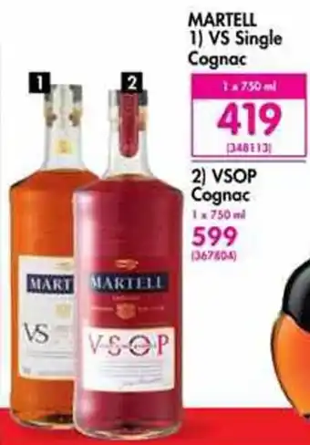 Makro’s liquor Martell VS Single Cognac 750ml offer