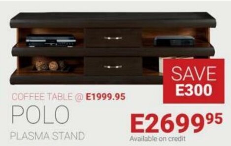 Bradlows POLO Plasma Stand offer