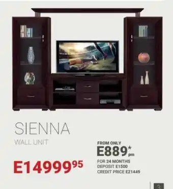 Bradlows Sienna Wall Unit offer