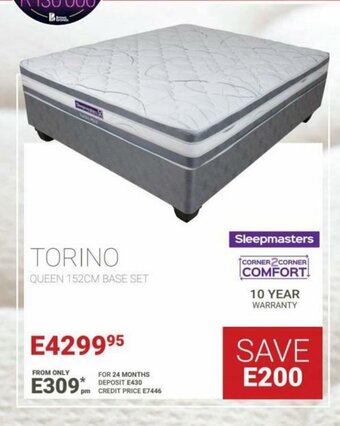 Bradlows Torino Queen 152cm Base Set offer
