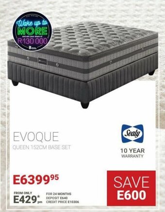 Bradlows Evoque Queen 152cm Base Set offer
