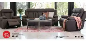 Rochester SICILY 3 Piece 3 Action Lounge Suite offer