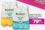 Game Belgravia Gin & Dry Lemon Or Gin & Tonic NRB-6 x 275ml Per Pack offer