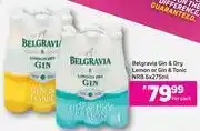 Game Belgravia Gin & Dry Lemon Or Gin & Tonic NRB-6 x 275ml Per Pack offer