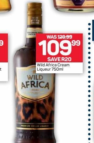 Wild africa liqueur