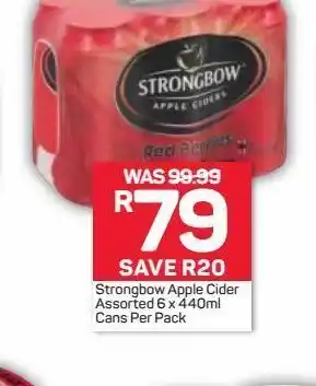 Pick n Pay Strongbow cider offer