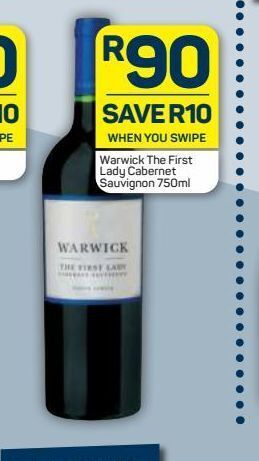 Pick n Pay Warwick red wine offer