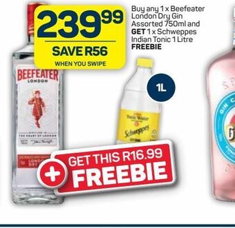 Pick n Pay Hypermarket Beefeater gin offer