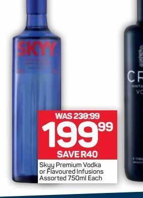 Pick n Pay Hypermarket Skyy vodka offer