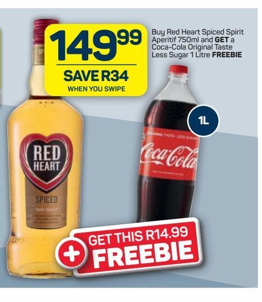 Red heart rum offer at Pick n Pay Liquor
