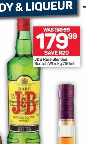 J&b whiskey