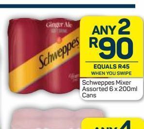 Pick n Pay Liquor Schweppes mixers 2 offer