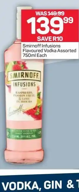 Pick n Pay Liquor Smirnoff vodka offer