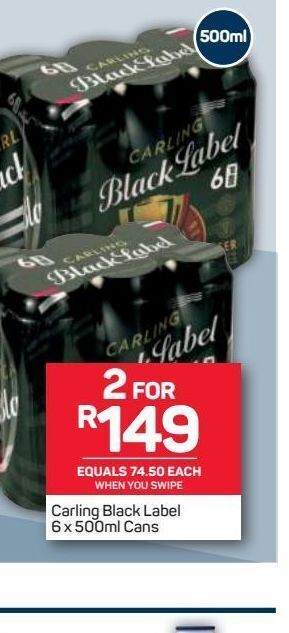 Pick n Pay Liquor Carling beer 2 offer