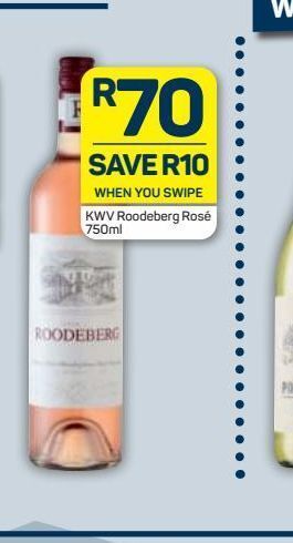 Pick n Pay Liquor Kwv rosé wine offer