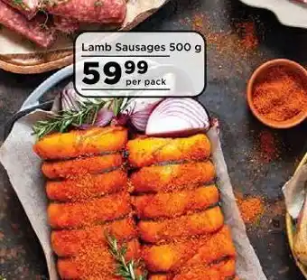 Food Lover's Market Lamb sausages offer