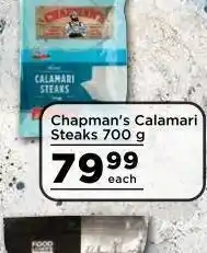 Food Lover's Market Chapman's calamari offer