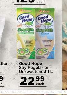 Food Lover's Market Goodhope soya milk offer