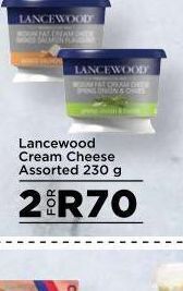 Food Lover's Market Lancewood cream cheese 2 offer