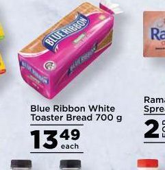 Food Lover's Market Blue ribbon bread offer