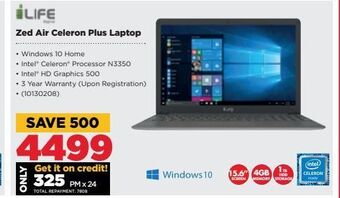HiFi Corp Zed air celeron plus laptop offer