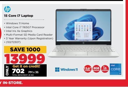 HiFi Corp 15 core i7 laptop hp offer