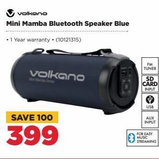 HiFi Corp Mini mamba bluetooth speakers blue volkano offer
