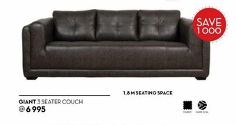 GIANT 3 Seater Couch