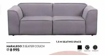 Rochester MARALEGO 3 Seater Couch offer