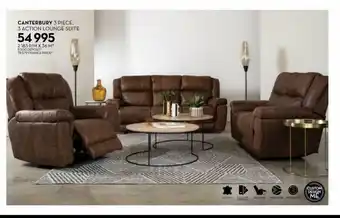 Rochester CANTERBURY 3 Piece, 3 Action Lounge Suite offer