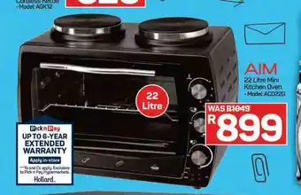 Pick n Pay AIM 22 Litre Mini Kitchen Oven offer