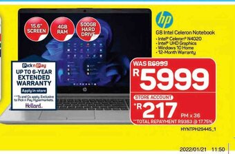 Hp - G8 Intel Celeron Notebook