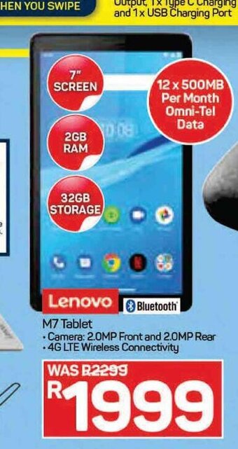 Lenovo - M7 Tablet