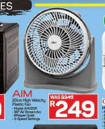 Pick n Pay AIM - 20cm High Velocity Plastic Fan offer