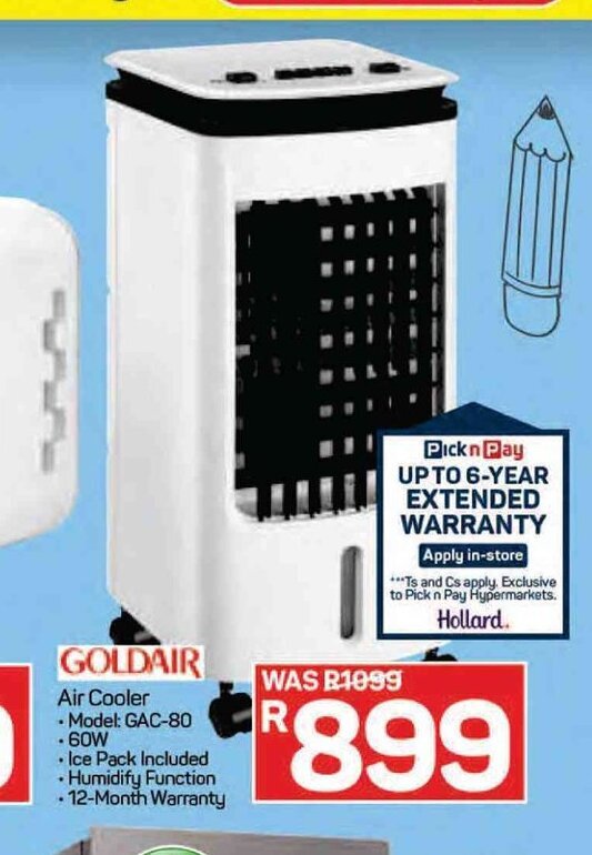 Goldair Air Cooler offer at Pick n Pay