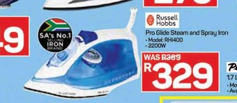 Pick n Pay Russell Hobbs - Pro Glide Steam and Spray Iron offer