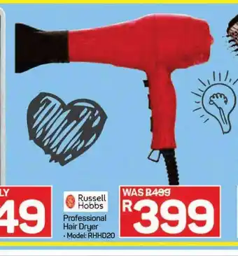 Pick n Pay Russell Hobbs - Professional Hair Dryer offer