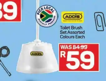 Pick n Pay Addis Toilet Brush Set Assorted Colours each offer