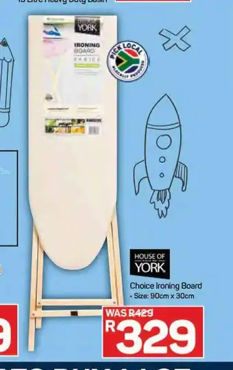 Pick n Pay House of York Choice Ironing Board offer