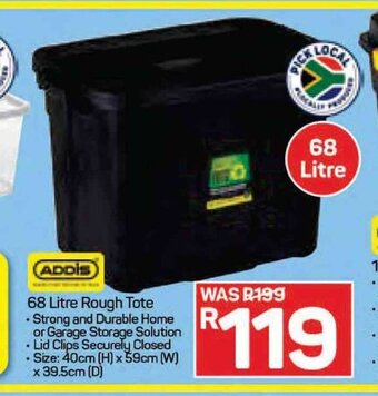 Pick n Pay Addis 68 Litre Rough Tote offer