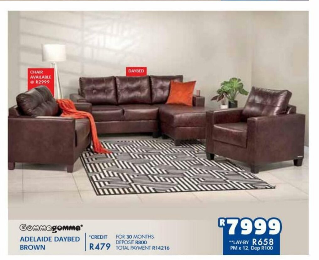 Gommagomma Adelaide Daybed Brown offer at Russells